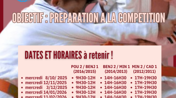 ENTRAINEMENTS DEPARTEMENTAUX SAISON 25-26 - PLANNING